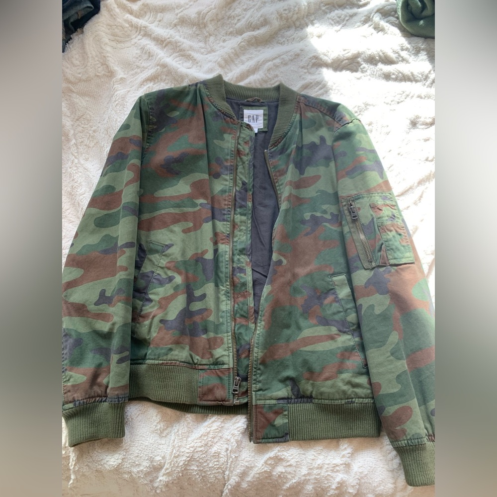 GAP Camo Bomber Jacket